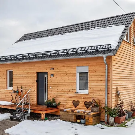 Ferienhaus Tiny Time Krumbach Esterno foto